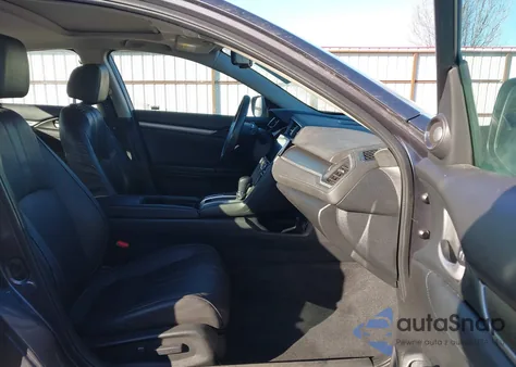 2016 Honda Civic Touring из США, поврежденный, VIN 19XFC1F92GE214437